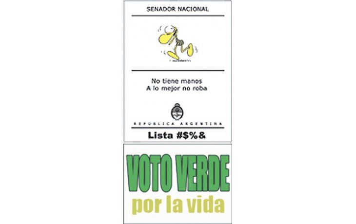 ámbito.com | Los cruzados del no-votousarán varios recursos.Unos recurrirán a Clemente;otros a un formato más sectorial,como el voto verde.