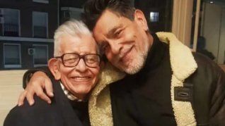 &nbsp;José Palomino Cortez junto a su hijo Juan.