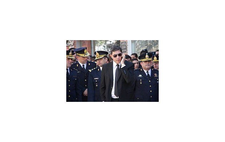 La investigación judicial por los narcopolicías involucra al comisario mayor Rafael Gustavo Sosa (foto, de lentes), exjefe Lucha contra el Narcotráfico de Córdoba.