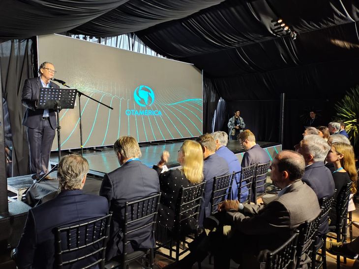 El vicepresidente de OTAMÉRICA Guillermo Blanco resaltó la importancia de la obra para el país. El vicepresidente de OTAMÉRICA Guillermo Blanco resaltó la importancia de la obra para el país.