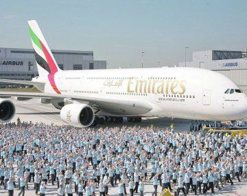 imponente. El A380 fue pensado para un mercado de aviones de más de 500 asientos.