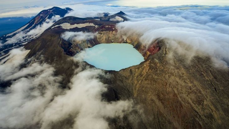 In the area there are 30 active volcanoes In the area there are 30 active volcanoes