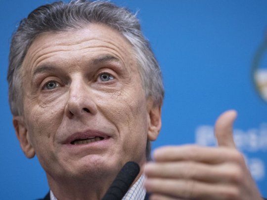 Mauricio Macri en Casa Rosada.
