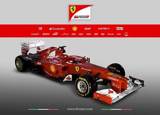 La nueva F2012 de Ferrari