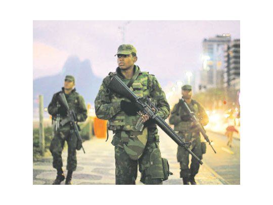 Despliegue. La sede de los Juegos Olímpicos fue militarizada. Israel y EE.UU. colaborarán con los agentes locales para garantizar la seguridad.
