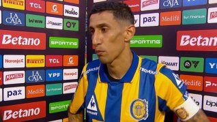 Di María respondió al pasillo efectuado por Estudiantes