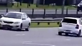 La mujer condujo seis kilómetros a contramano en la Panamericana.