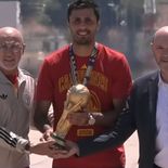 La Selección de España llegó a Madrid con la Copa del Mundo La Selección de España llegó a Madrid con la Copa del Mundo