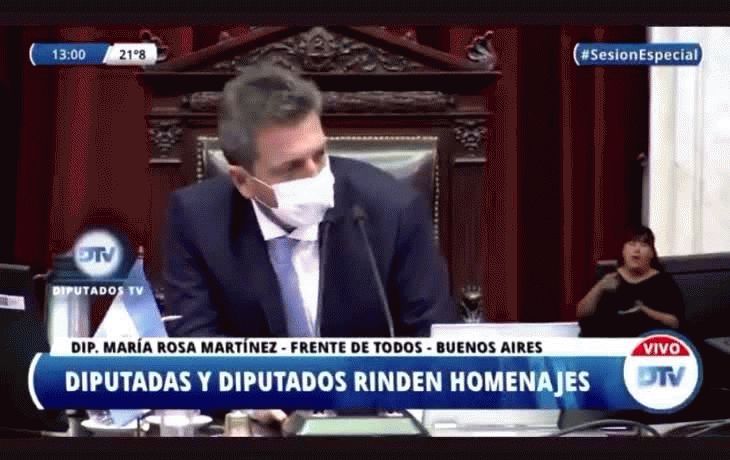 Massa cruzó a Fernando Iglesias en plena sesión: ¿Usted cree que es gracioso?
