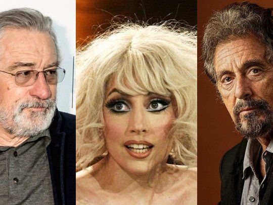 RobertDe Niro, Lady Gaga y Al Pacino&nbsp;