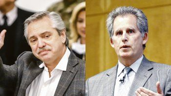 Alberto Fernández y David Lipton.