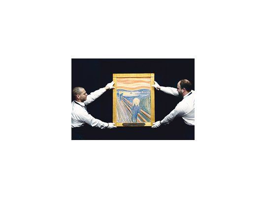 Por primera vez en 20 años, la cuarta versión de «El grito» se exhibe en Londres (y luego en Nueva York) antes de ser subastada en Sotheby’s con una base de 80 millones de dólares.