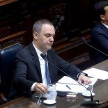 Manuel Adorni en su presentación en Diputados, en abril de este año. Manuel Adorni en su presentación en Diputados, en abril de este año.