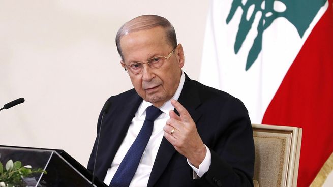 Michel Aoun, presidente libanés.
