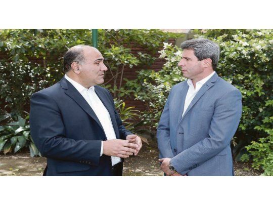 Vencedores. Uñac y Manzur acordaron fortalecer liga de gobernadores.