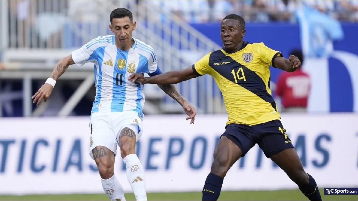 Argentina faces Ecuador in the Copa America quarterfinals: time, TV and lineups