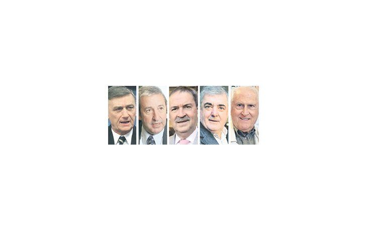 Hermes Binner, Julio Cobos, Juan Schiaretti, Mario Das Neves, Pino Solanas