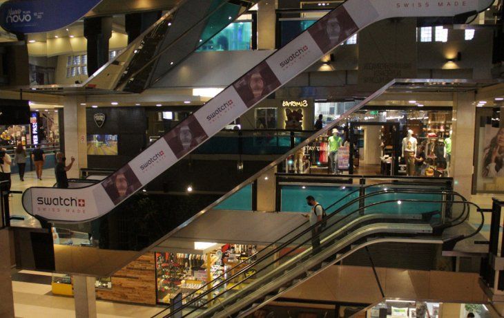 Caen las ventas entre un 50 y un 60% en los shopping comparado con el periodo prepandemia.