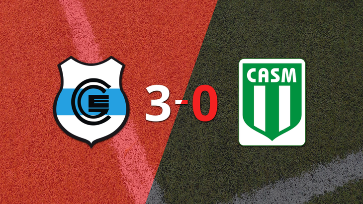 Gimnasia (J) liquidó con una goleada a San Miguel por 3 a 0