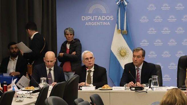 Carlos Monfroni en la Comisión de Legislación Penal.