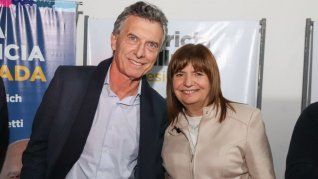 Mauricio Macri y Patricia Bullrich. (Foto de archivo)