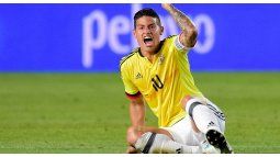 James Rodríguez fue internado por deshidratación severa.