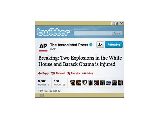 Temblor de EE.UU. por un falso tuit sobre Obama