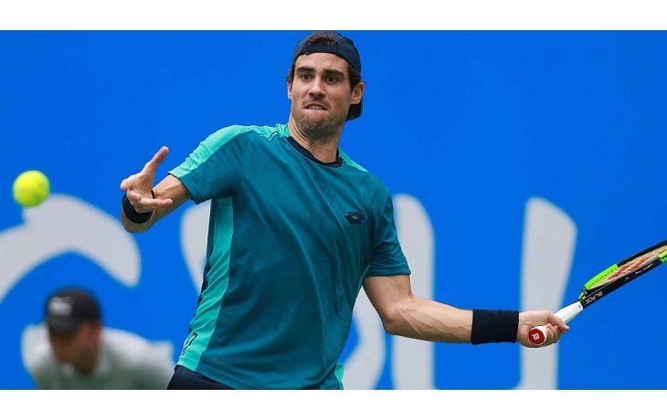 Pella no pudo meterse en la definición del torneo chino (Foto: sitio oficial de la ATP).