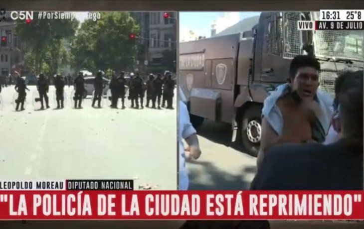 contrapunto entre nacion y ciudad por el operativo de seguridad