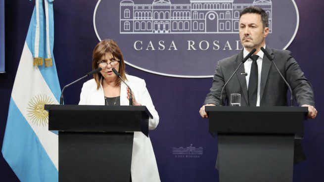 Patricia Bullrich y Luis Petri. 