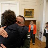 Javier Milei recibió en Casa Rosada al gendarme Nahuel Gallo, que estuvo 448 días detenido en Venezuela. Javier Milei recibió en Casa Rosada al gendarme Nahuel Gallo, que estuvo 448 días detenido en Venezuela.
