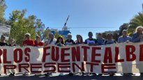 Protesta docente por Carlos Fuentealba.&nbsp;
