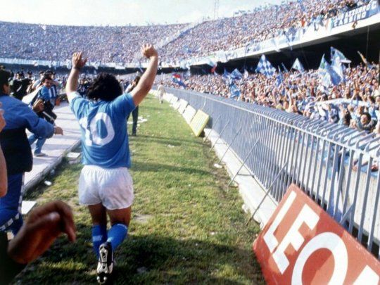 Maradona en su paso por el Napoli.&nbsp;