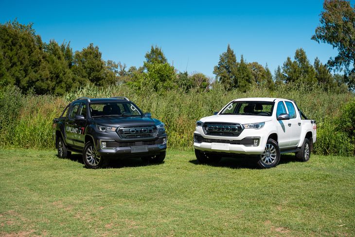 Foton, en tanto, refuerza su ofensiva en pick ups con nuevas versiones de la Tunland G7 y el anticipo de la Tunland V9 con motor naftero de 244 HP, que se suma a la variante Mild Hybrid. Foton, en tanto, refuerza su ofensiva en pick ups con nuevas versiones de la Tunland G7 y el anticipo de la Tunland V9 con motor naftero de 244 HP, que se suma a la variante Mild Hybrid.
