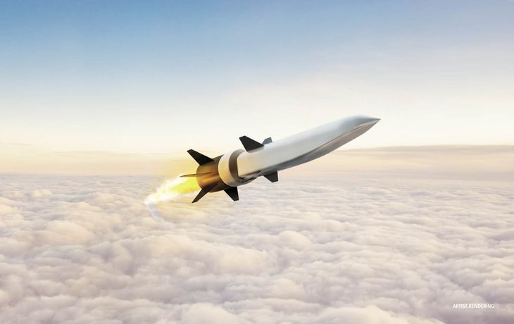 Estados Unidos aún no ha realizado pruebas con misiles hipersónicos, pero ya trabaja en proyectos, como el de Raytheon que muestra esta ilustración.