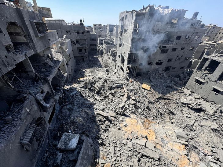 Nuevas imágenes muestran los destrozos ocasionados por el ejército de Israel en la Franja de Gaza desde los ataques del 8 de octubre de 2023. 