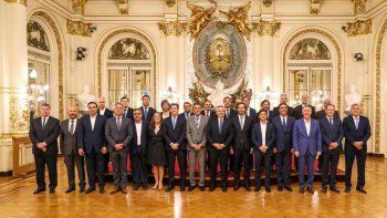 DEBUT. Alberto Fernández tuvo ayer su primera foto como Presidente, con todos los gobernadores del país.&nbsp;