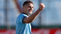 El nombre del gol. Pablo Vegetti, cuándo no, le dio el triunfo a Belgrano en Sarandí.