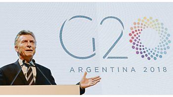 ámbito.com | LANZAMIENTO. Mauricio Macri lanzó ayer la presidencia pro tempore de la Argentina en el G-20 que sesionará en el país el año próximo. Ayer comenzaron las preliminares con una reunión de ministros de Economía y Finanzas de los países miembros en una previa