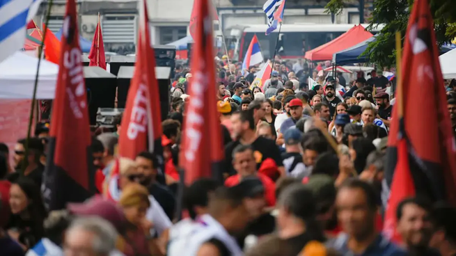 El mensaje del PIT-CNT se transmitirá a las 20 horas.