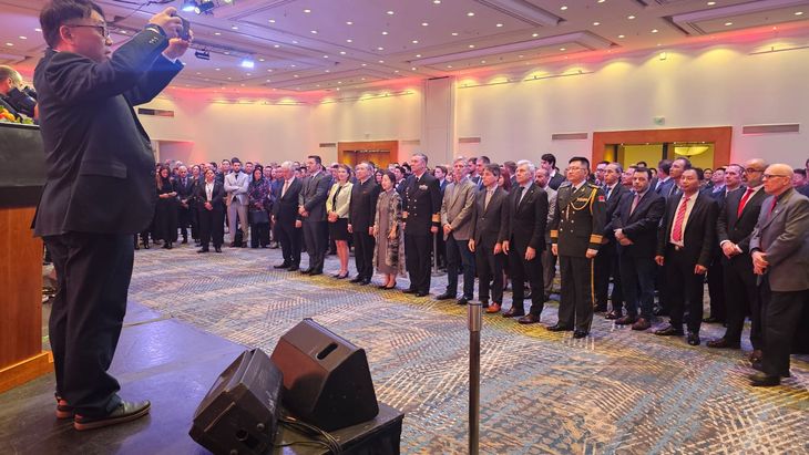 El Salón Libertador del Sheraton, escenario de festejos chinos. El Salón Libertador del Sheraton, escenario de festejos chinos.