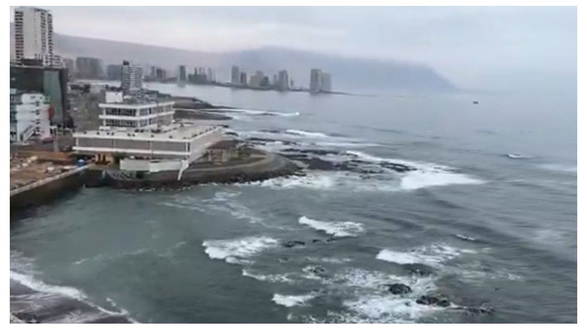 In a coastal sea level sea level rose 1.75 meters