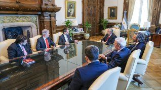 El presidente se reunió con organizaciones judías.