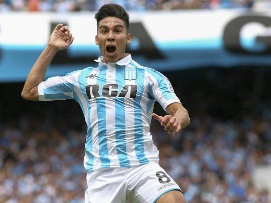 Guillermo Fernández en su época en Racing, donde se consagró campeón de la Superliga.