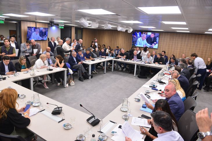 Última reunión de la Comisión de Legislación del Trabajo, el pasado martes.