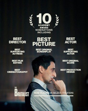 También tiene nominaciones por Mejor Actor y Actriz Secundarios, Dirección y Película. También tiene nominaciones por Mejor Actor y Actriz Secundarios, Dirección y Película.