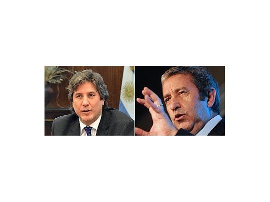 Amado Boudou y Julio Cobos