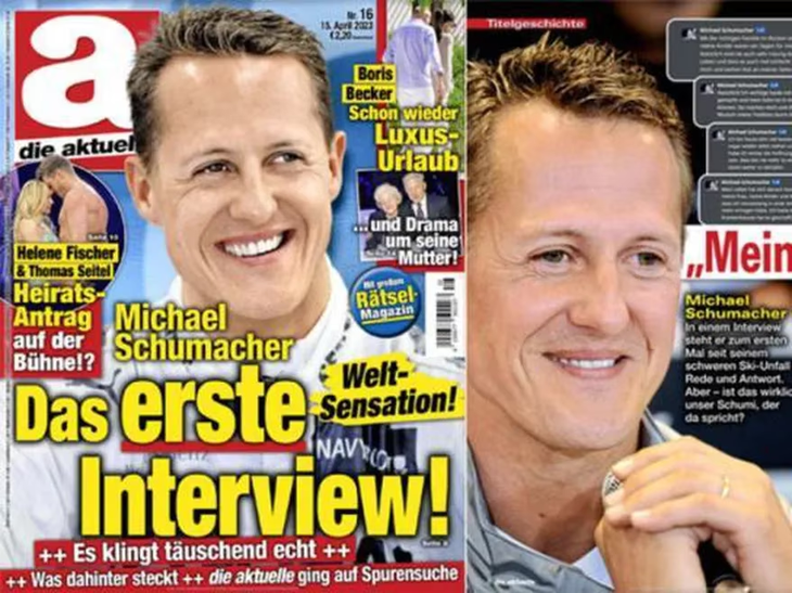 Cover of the German magazine Die Aktuelle.