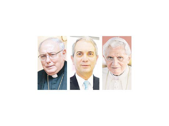 José M. Arancedo, Julio Alak, Benedicto XVI