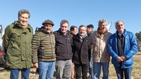 Dirigentes de la Mesa de Enlace.&nbsp;